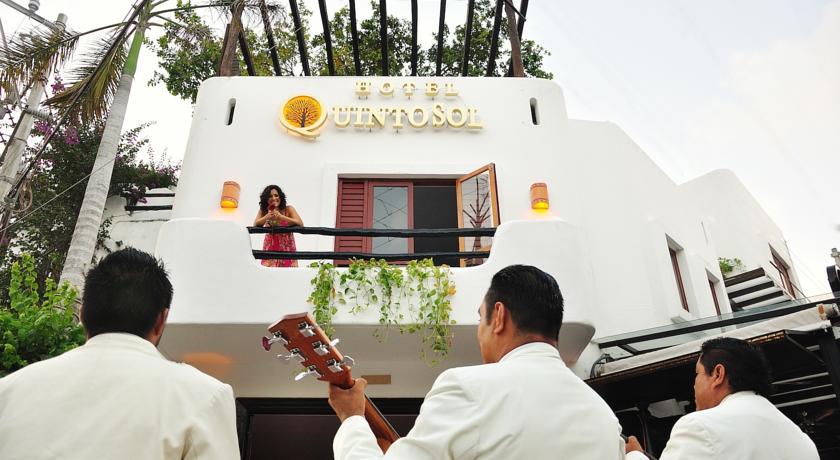 Hotel Boutique Quinto Sol Playa del Carmen Exteriör bild